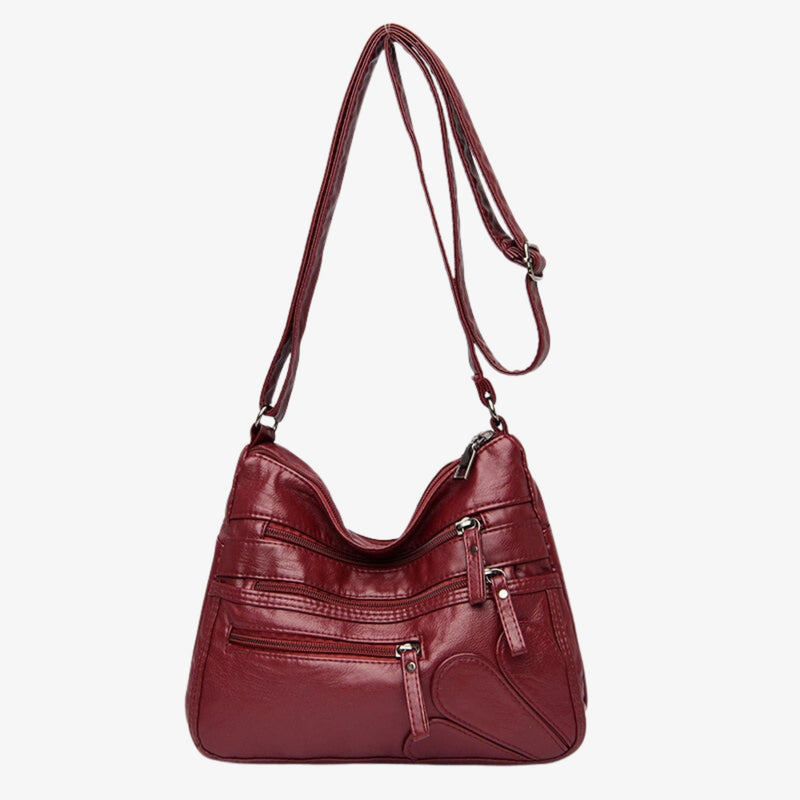 Bolsa Transversal Mâcon - Vermelho vinho